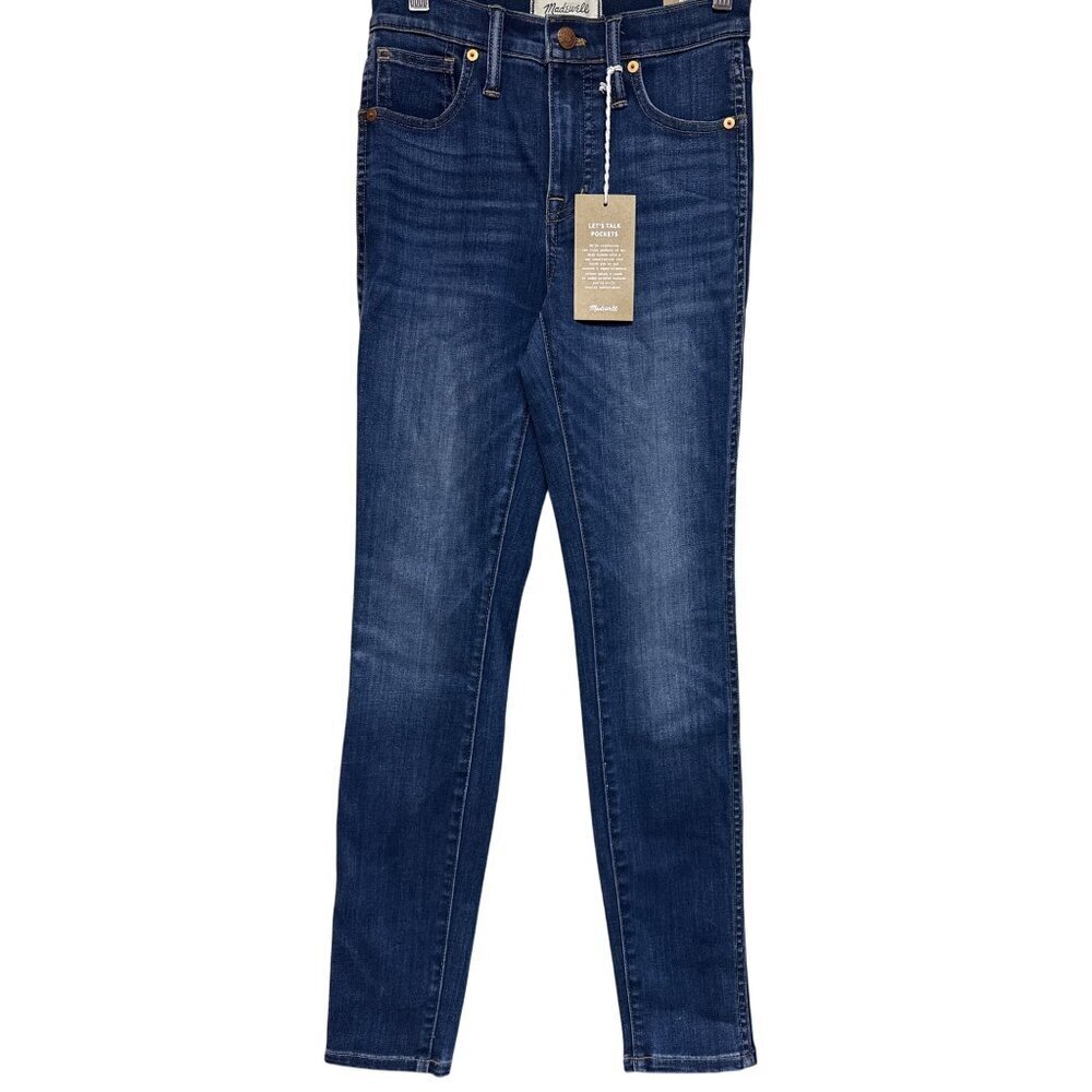NEW Madewell Women's Jeans 10" High Rise Skinny Danny Wash G7391 Denim Size 23